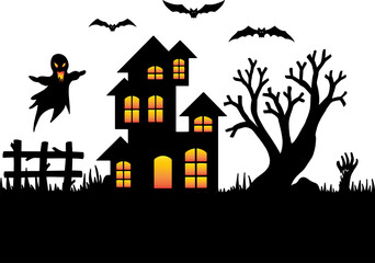 background Silhouette Halloween
