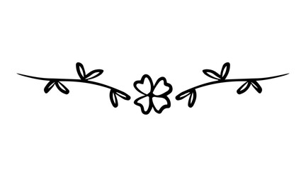 doodle flower divider
