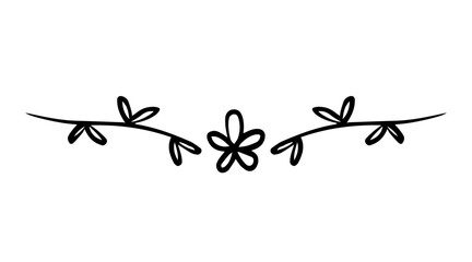 doodle flower divider
