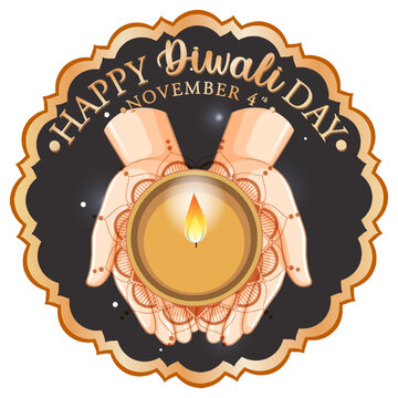 hands holding candle diwali day clip art preview