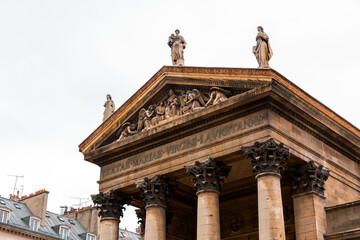 Obraz premium The Church of Notre-Dame-de-Lorette is a neoclassical church in Paris, France