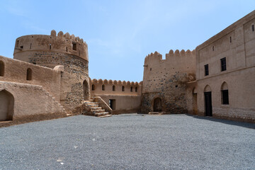Restored English fortress in the United Arab Emirates