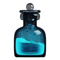 potion bottle 3d icon illustration