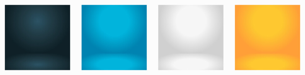 Gradient abstract display background, template empty room studio gradient background