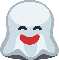 ghost cartoon character, emotion