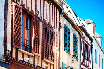 Obraz premium Antique building view in Provins, France