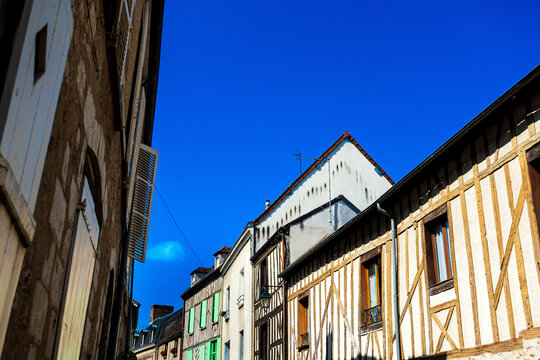 Antique building view in Provins, France © ilolab