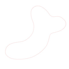 Blob abstract line art and doodle.