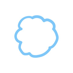 cloud shape frame
