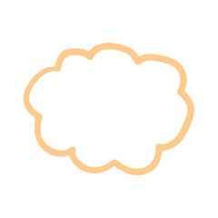 cloud shape frame
