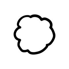 cloud shape frame

