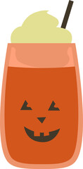 Cocktail Drink Icon. Halloween element for Design