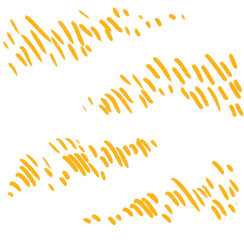 Japanese style doodle pattern decoration element drawing blue and gold color hand sketch style illustration art