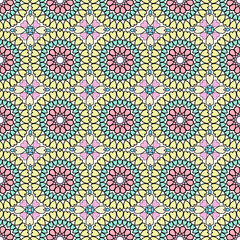 Luxury Traditional Ornamental Design. Modern Seamless Floral Pattern. Vector Illustration. For Interior Printing,Design, Web And Textile Design.
