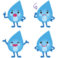 ガス火のキャラクター　エネルギー　ガスコンロ