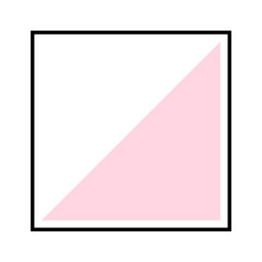 geometric pastel frame
