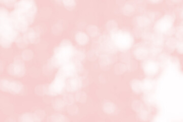 Abstract pink blur bokeh for background, light blur on high pink gradient abstract background in central design for presentation.
