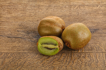 Sweet ripe and juicy kiwi fruit