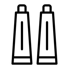 color tube line icon