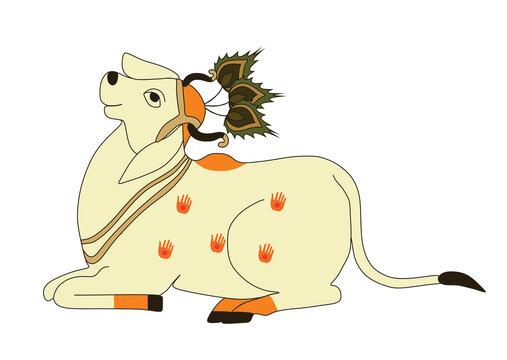 Pichwai cow artwork