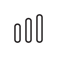 Signal icon. Mobile network icon. Connection icon. Full Signal icon. SVG vector illustration. 