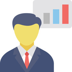 Graphic Presentation Vector Icon