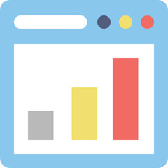 Web Analytics Vector Icon