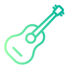 guitar gradient icon