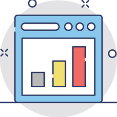 Web Ranking Vector Icon