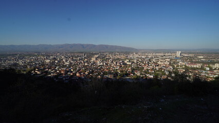 view on Skopje, North Macedonia 