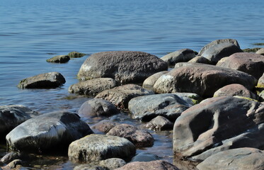 Stones in water