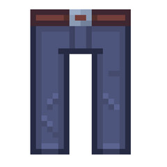 Pixel Illustration of a pants