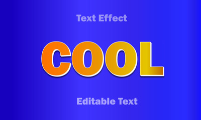 cool 3d editable text effect