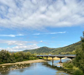 bridge over the river