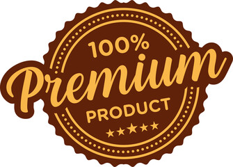 100 percent premium label sticker badge png