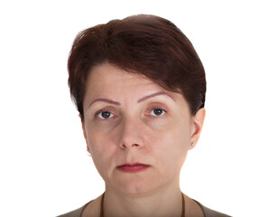 Naklejka premium headshot woman