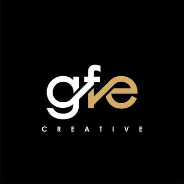 GFE Letter Initial Logo Design Template Vector Illustration