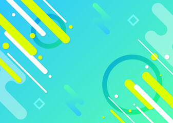 次世代風のアブストラクト背景素材イラスト