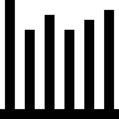 Bar Graph Vector Icon