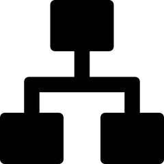 Network Hierarchy Vector Icon