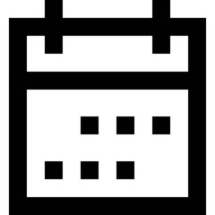 Obraz premium Calendar Vector Icon