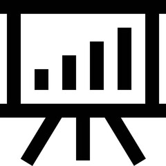 Graphic Presentation Vector Icon