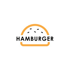 burger hamburger simple flat minimalist