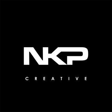 NKP Letter Initial Logo Design Template Vector Illustration