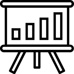 Graphic Presentation Vector Icon