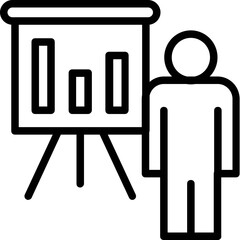 Graphic Presentation Vector Icon
