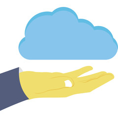 Cloud Computing Vector Icon