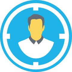 User Target Vector Icon