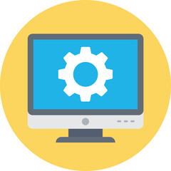 Web Settings Vector Icon