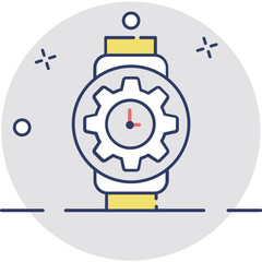 Time Management Vector Icon